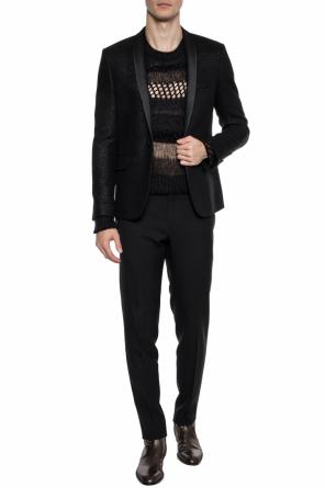Sheer sweater with lurex thread, zdjęcie 2 Sheer sweater with lurex thread od Saint Laurent